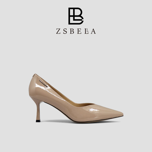 ZSBELLA“运动高跟”牛漆皮5.5cm/7cm