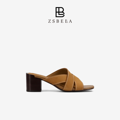 ZSBELLA“TODS同源”牛皮高跟鞋6cm