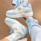 女2026春季 新款 百搭休闲鞋 回力可爱猫咪小白鞋 初中生厚底运动板鞋