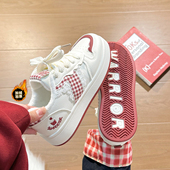 百搭学生二棉鞋 回力加绒女鞋 女 女2026新款 增高板鞋 冬季 厚底小白鞋