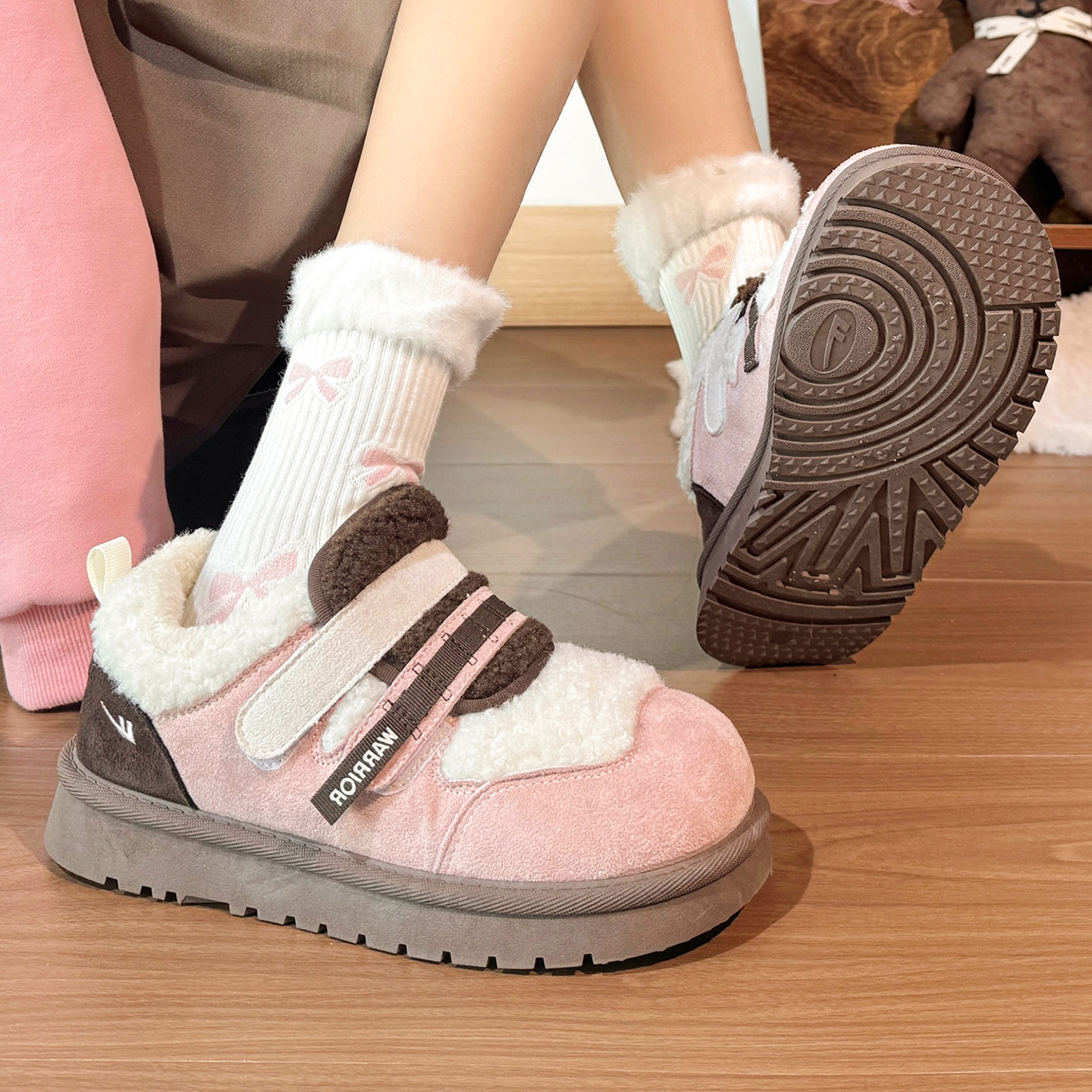 回力雪地靴秋冬2025新款保暖