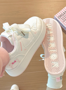 回力加绒kitty小白鞋女款2025新款冬季韩版二棉鞋学生休闲板鞋女