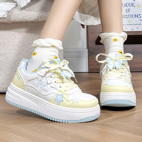 回力韩版女鞋厚底休闲鞋