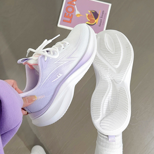 回力软底运动鞋女款2026新款春夏透气防滑减震初中生军训跑步鞋子