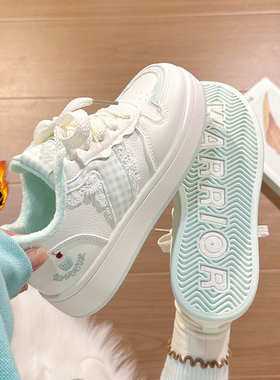 回力加绒小白鞋女2026冬季新款厚度保暖二棉鞋子户外运动面包鞋女