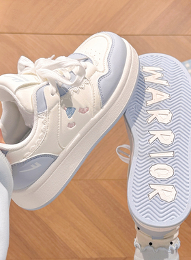 回力2026新款鞋子女春季小众不撞款百搭板鞋女厚底初中生小白鞋女