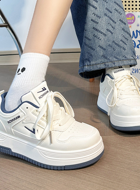 回力板鞋男女同款冬季新款加绒二棉鞋百搭小众爆款休闲厚底小白鞋