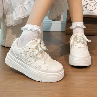 高级感板鞋 回力蝴蝶奶fufu小白鞋 韩系百搭休闲鞋 2026新款 女 女春季