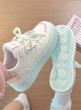 回力蝴蝶结板鞋女2026新款春季韩系百搭休闲鞋轻便学生厚底小白鞋