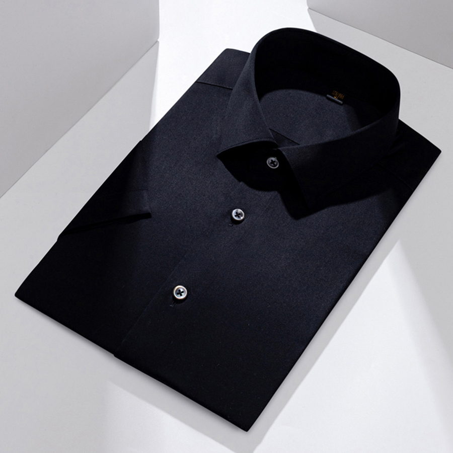 男士纯棉200支4股DP免烫全棉衬衫