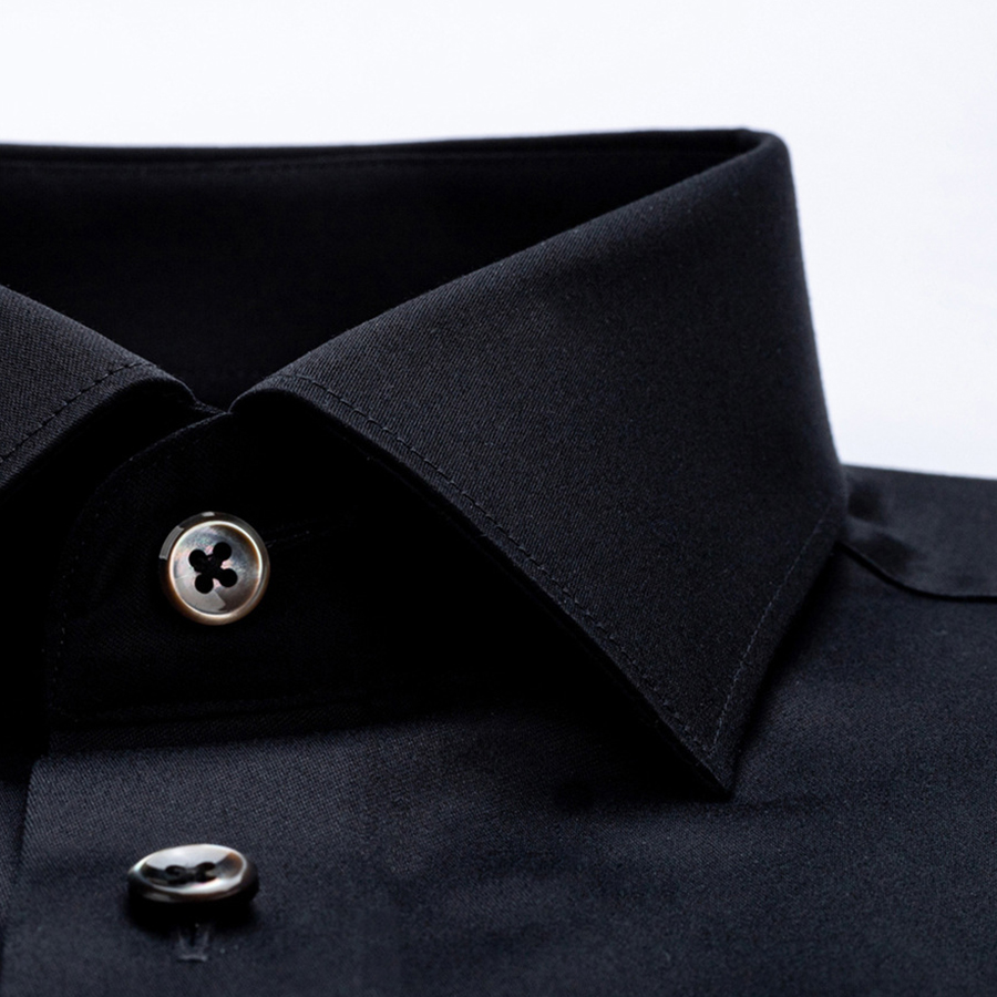 男士纯棉200支4股DP免烫全棉衬衫