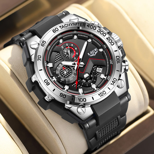 时尚运动石英表男士高中学生腕表