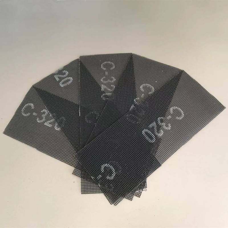 *包邮日式耐水网格砂纸干湿两用防堵塞金石篆刻研磨网眼砂布