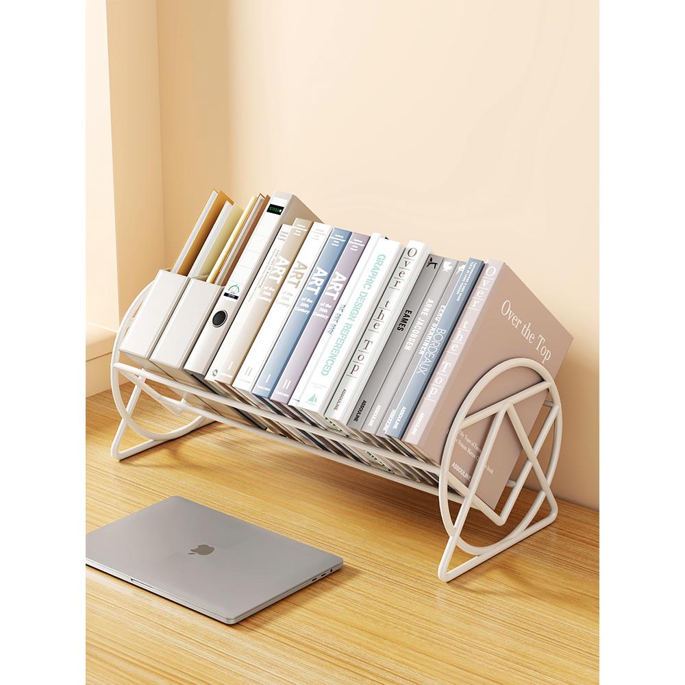 桌面小书架立架飘窗桌上床头置物架书桌收纳窗台床头柜上放的书本