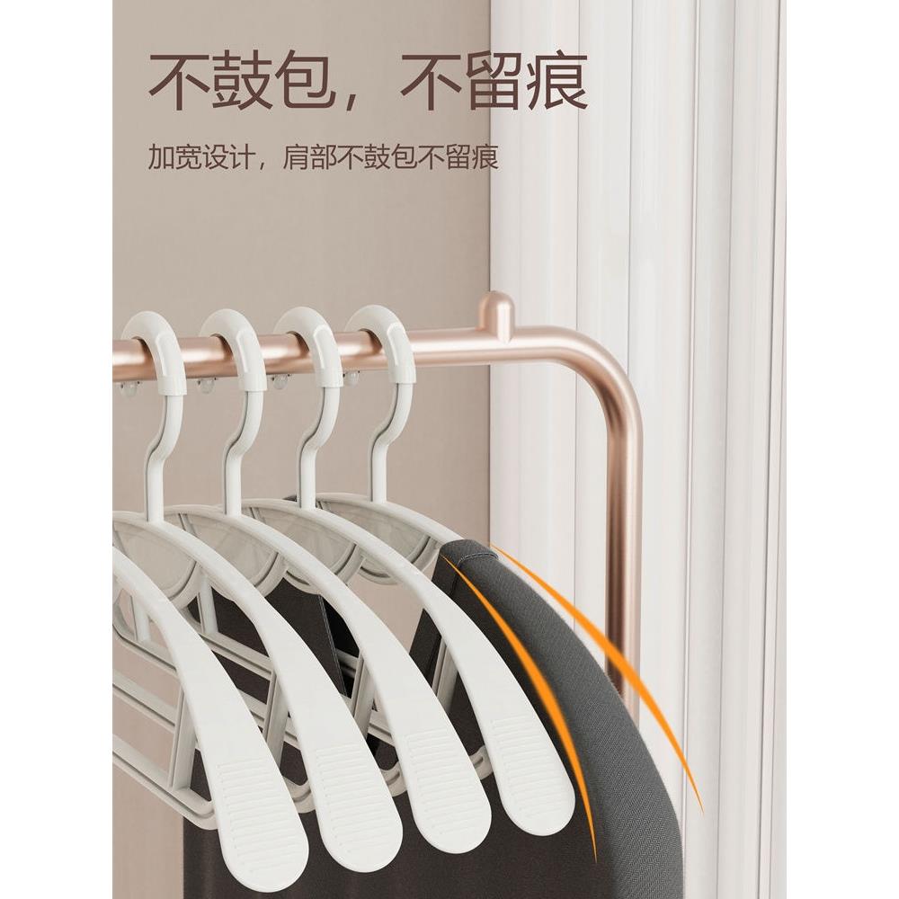 防风衣架自动卡扣固定扣防掉落高楼家用带锁扣凉衣架室外防吹高空