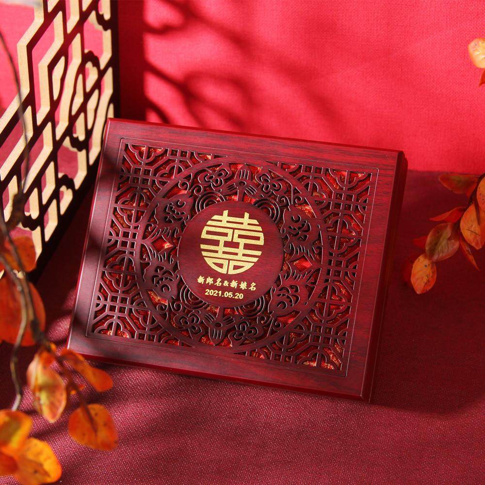 结婚证收纳婚庆用品送闺蜜朋友结婚礼物创意摆件礼品证书盒珍藏盒