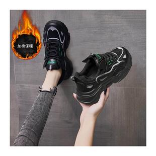 劳保鞋女款时尚冬季加绒保暖棉鞋女士防砸钢包头工作鞋轻便带钢板