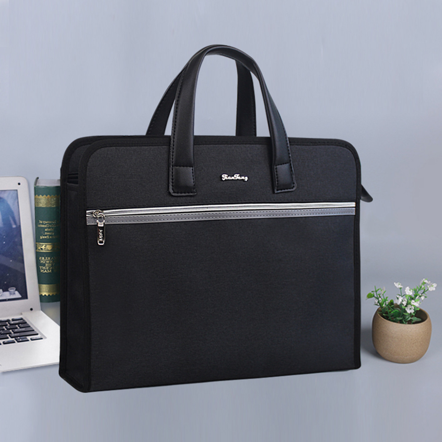 定制A4手提文件袋帆布拉链多层加厚会议资料袋商务公文包档案袋手拎便捷文件包男士办公公文袋大容量印刷logo,文具电教/文化用品/商务用品,文件袋/资料袋/试卷收纳袋,淘宝优惠券,粉丝福利购,淘宝优惠卷