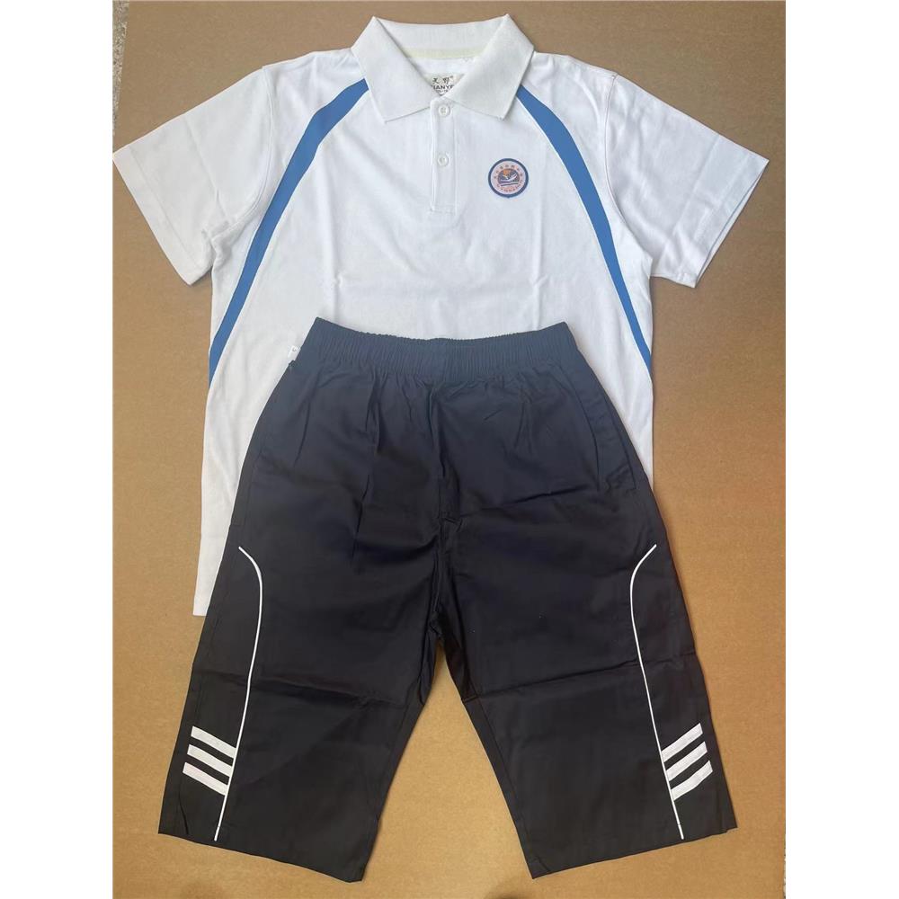 白鹤中学夏装校服