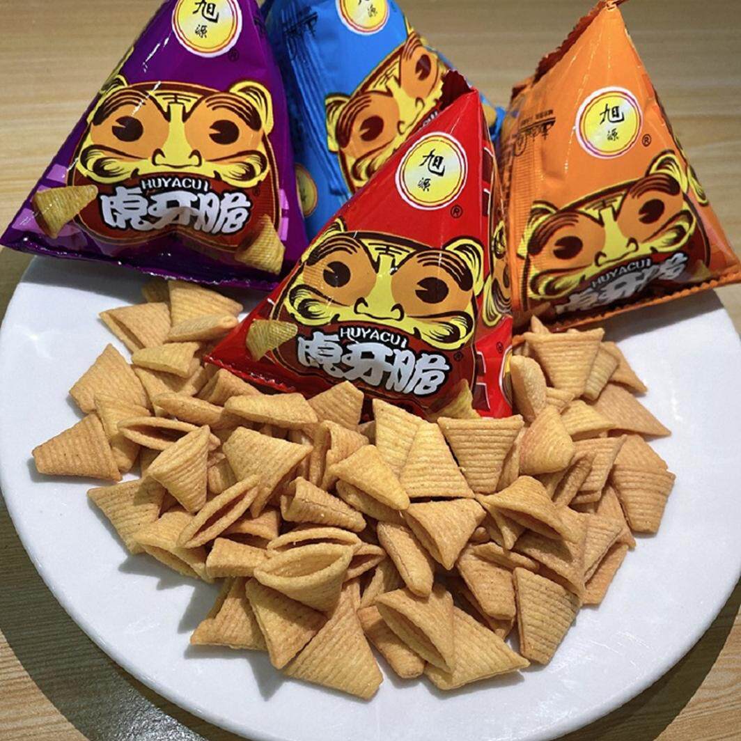旭源虎牙脆烧烤味火锅店同款锅巴散装小包装孕妇儿童海底零食品捞