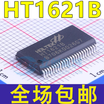 全新 HT1621B TM1621B  RAM映射 LCD驱动器芯片 贴片SSOP-48
