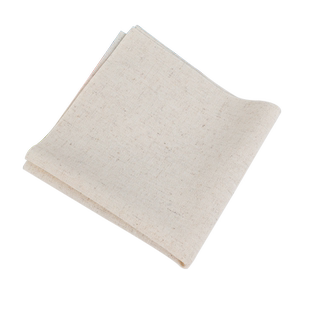 手工刺绣小块布块DIY学生练习布料棉麻布练手彩色布片25*25cm 1块