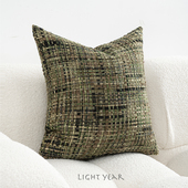 小香风绿色春夏编织柔软客厅沙发床头抱枕靠垫套民宿样板间可拆洗