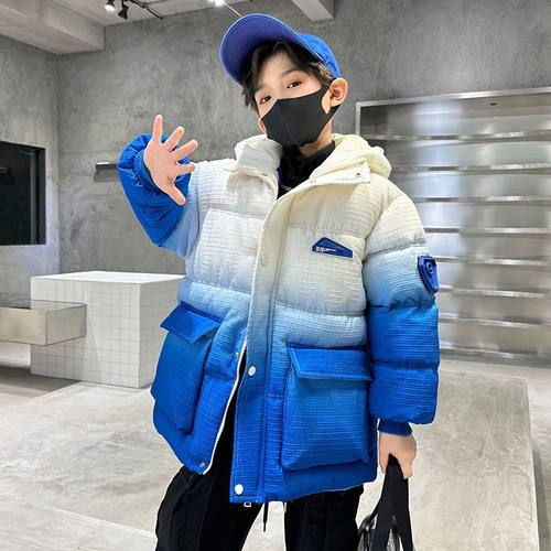 男童棉服冬季2023新款儿童棉袄外套冬款男孩大童羽绒棉衣炸街冬装