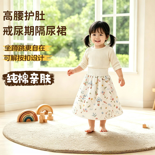 婴幼儿防水防漏可洗隔尿裙