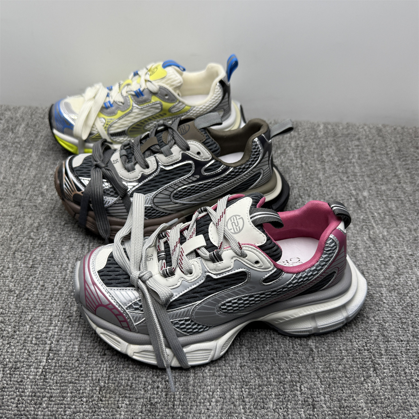 商场撤柜处理35码厚底增高老爹鞋女2025新款网面透气显脚小运动鞋,女鞋,老爹鞋,淘宝优惠券,粉丝福利购,淘宝优惠卷