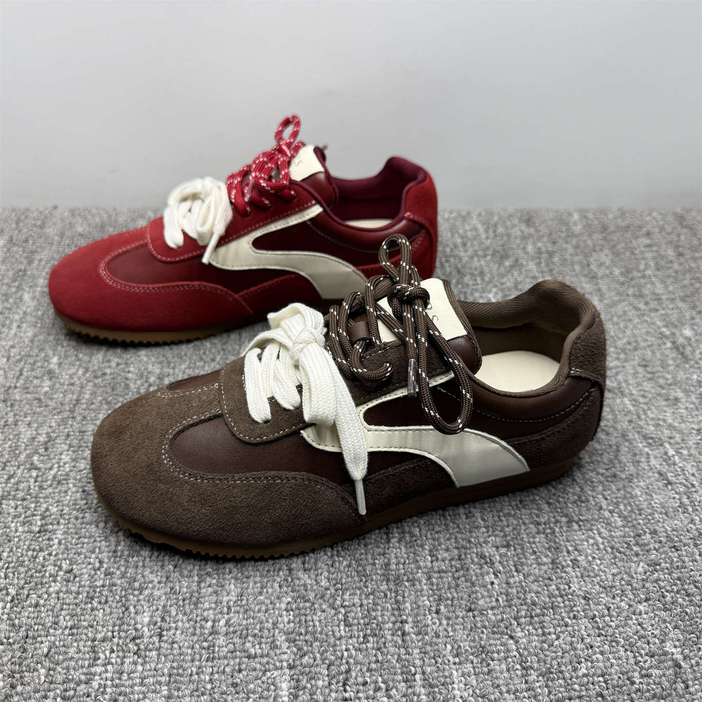 商场撤柜处理真皮内增高德迅鞋女2025秋季新款复古百搭阿甘运动鞋,女鞋,德训鞋,淘宝优惠券,粉丝福利购,淘宝优惠卷