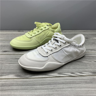 真皮轻便跑步鞋 断码 单网透气薄款 女夏软底2025新款 处理豆豆小白鞋