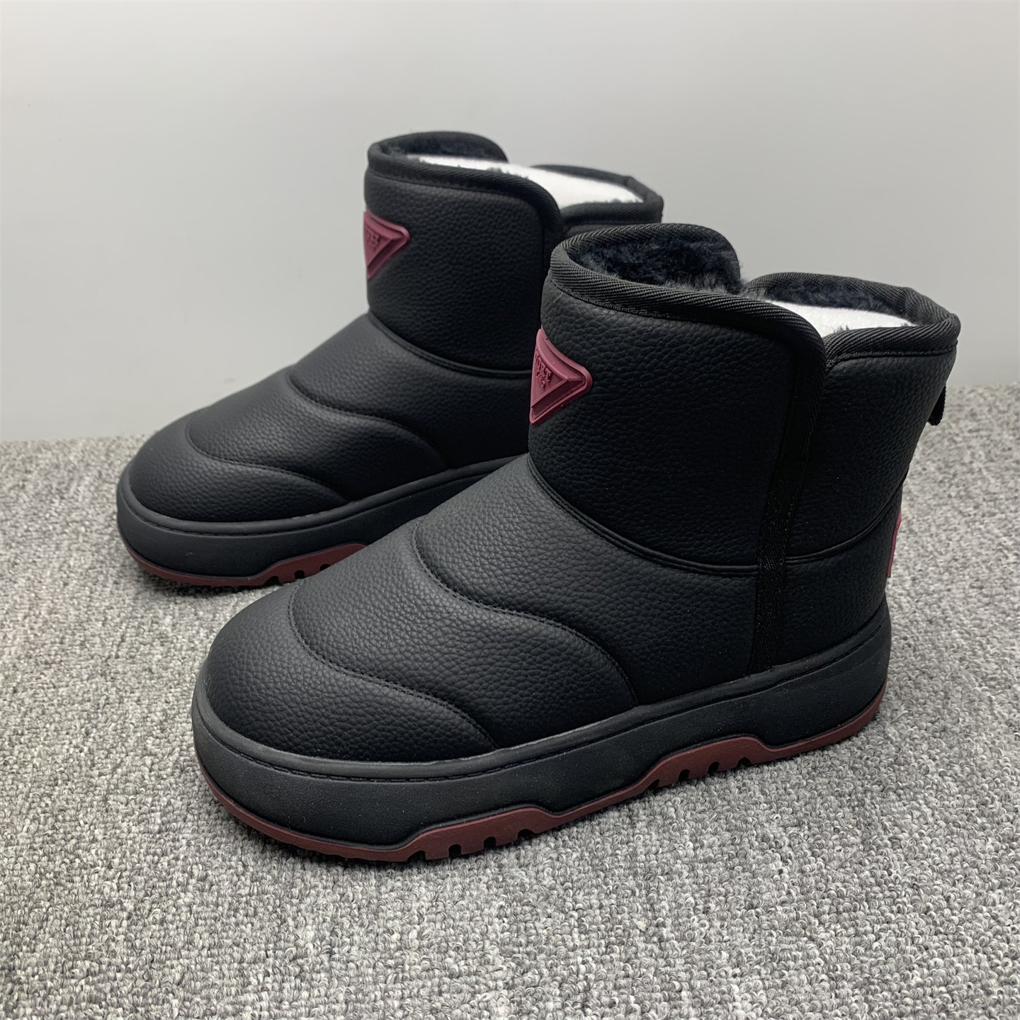 撤柜处理厚底防水雪地靴女2025冬新款羊毛口加厚保暖东北面包棉鞋,女鞋,时尚雪地靴,淘宝优惠券,粉丝福利购,淘宝优惠卷