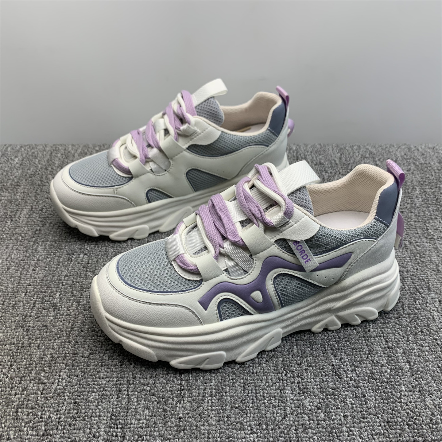 品牌撤柜断码处理真皮老爹鞋女2025秋季新款超轻厚底显脚小运动鞋,女鞋,时尚休闲鞋,淘宝优惠券,粉丝福利购,淘宝优惠卷