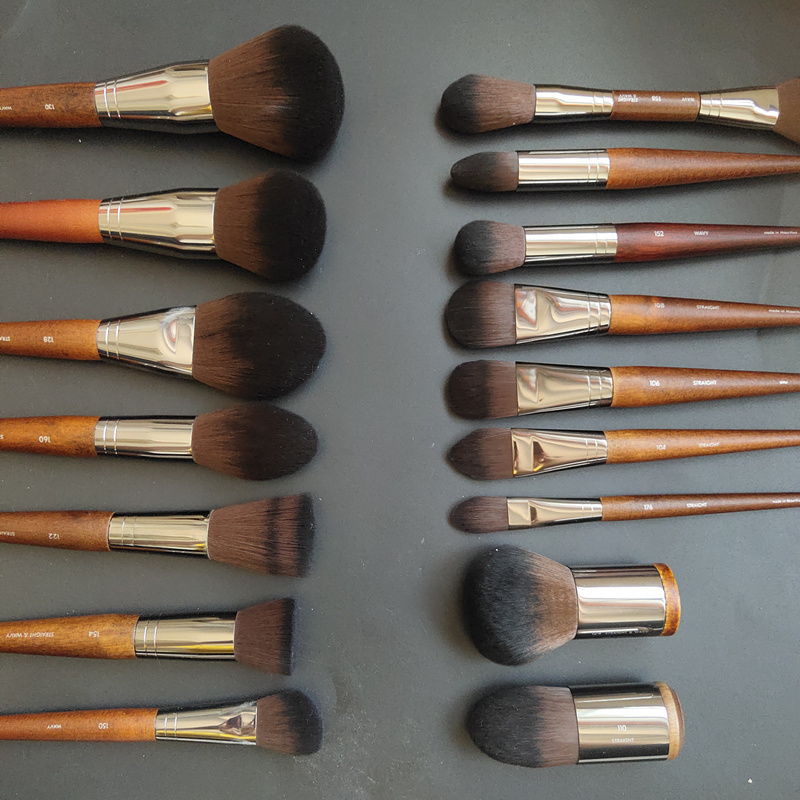 m家原木系列全套散粉腮红化妆刷