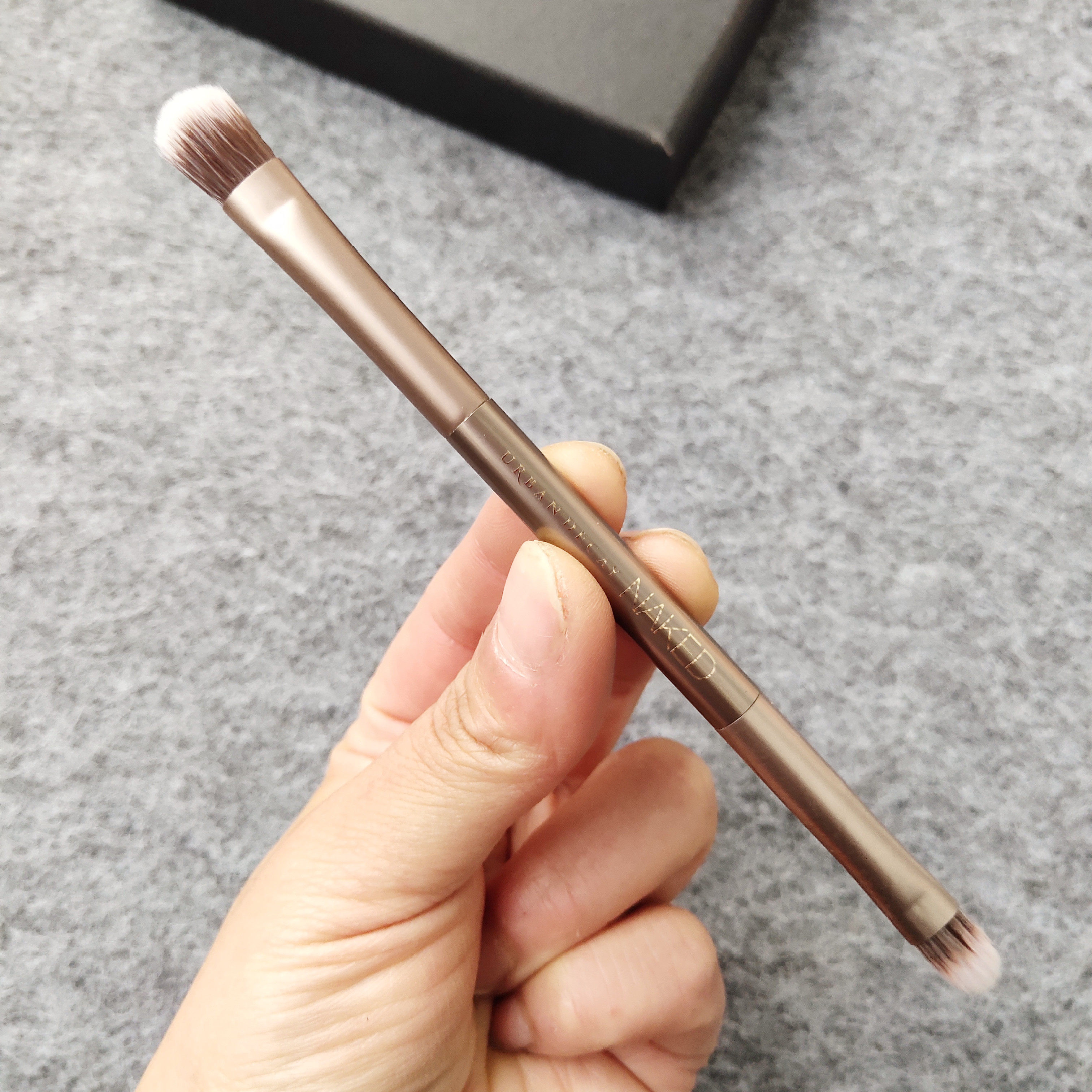 UD金属刷杆双头化妆刷眼影刷晕染刷遮瑕刷眼影盘化妆刷
