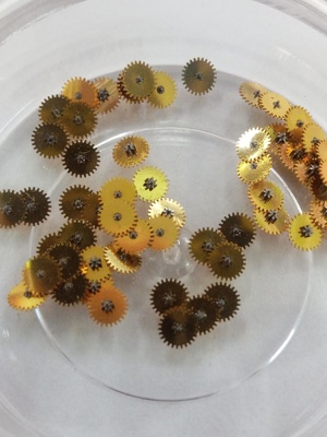 原装手表配件 9015 90S5机芯零件 自动一轮 自动二轮