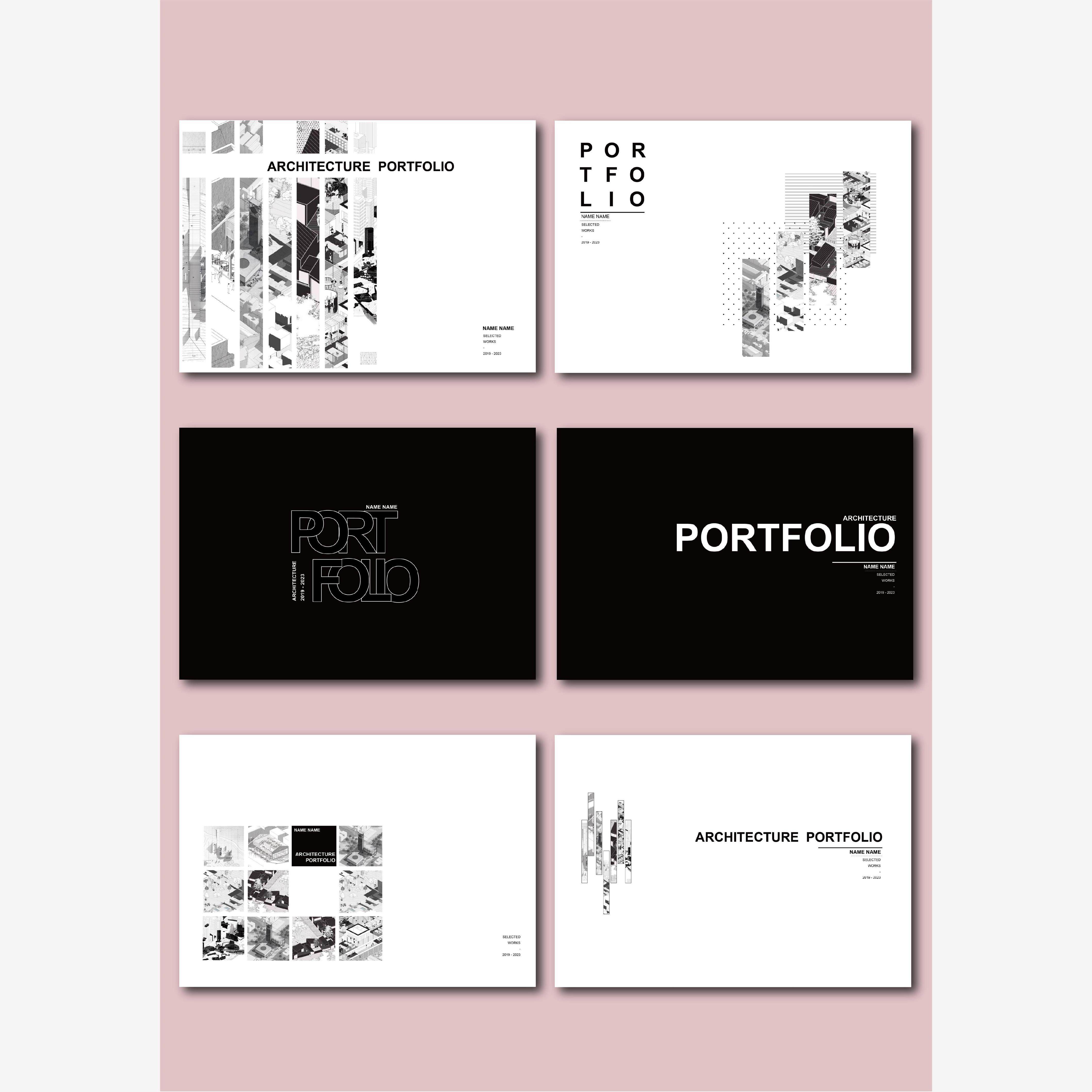 高级风设计模版|30个作品集封面|ai+psd+ppt源文件
