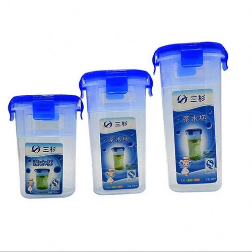 三杉水杯运动水杯塑料便携杯盖子可扣防摔水杯随手杯0808