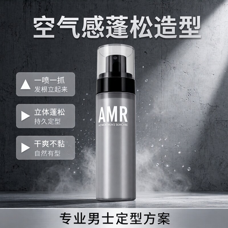 AMR男士免洗去啫喱持久蓬松水