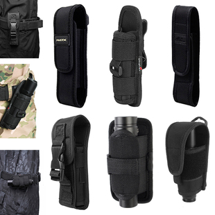 Molle Tactical Flashlight Pouch Multifunctional LED Torch Ho