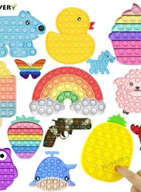 Animal Pop Its It Push Pop Fidget Toys for Children Dimple