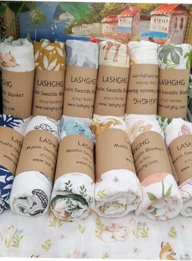 Muslin Baby Blanket 100% Cotton Swaddle Wrap For Newborn Bet