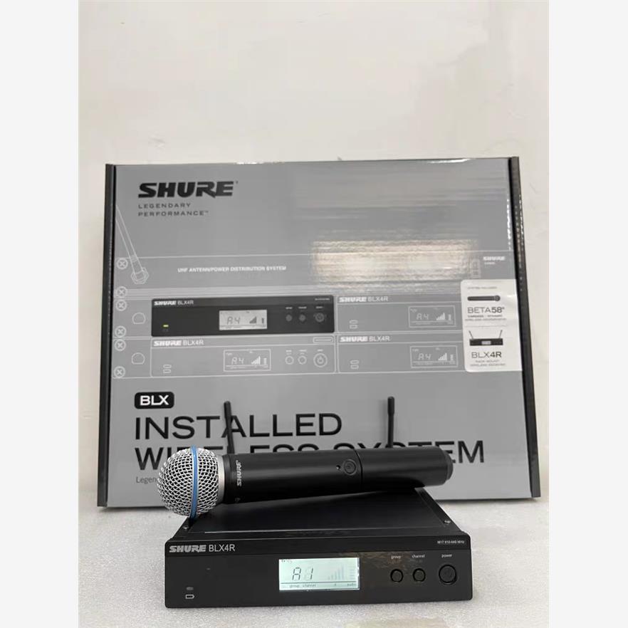 Shure舒尔BLX24R/BETA58A专业无线话筒直播K歌舞台手持麦克风