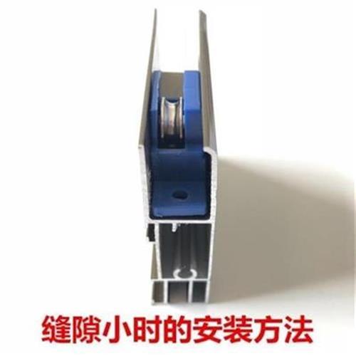 滑轮凹槽轮砂窗门滑结门窗轨K道S轮轮实轨道沙窗i.