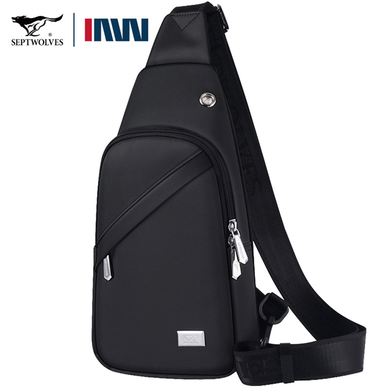 七匹狼胸部男女通用休闲双边单跨