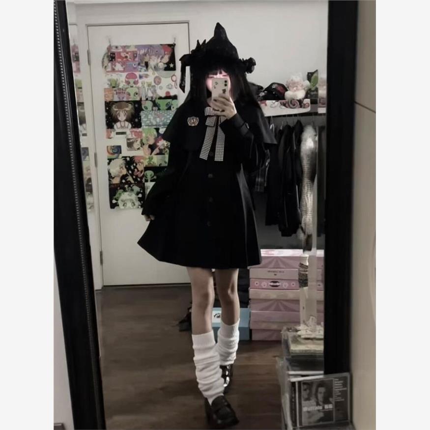 魔法师秋冬装jk制服中长款外套