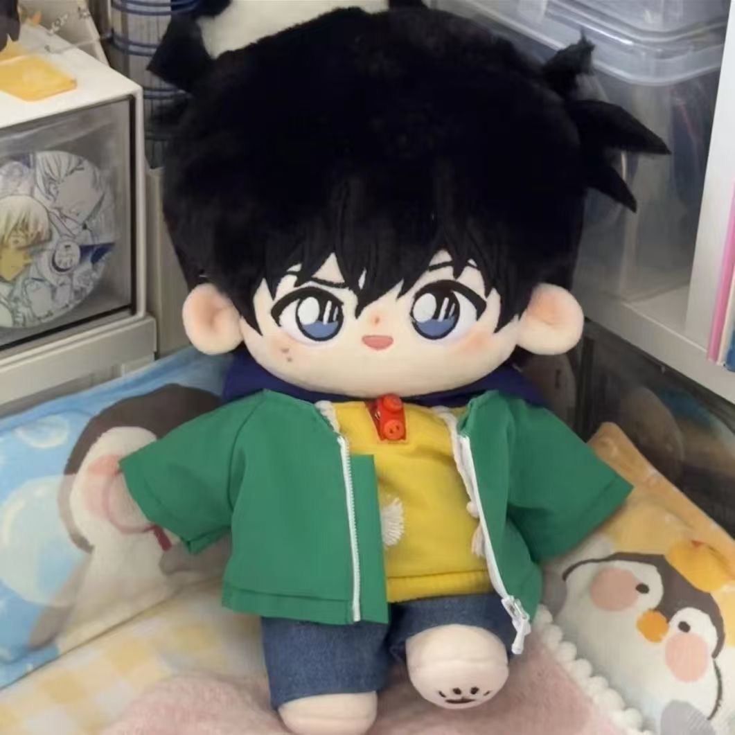 名侦探柯南毛绒玩偶正版工藤新一