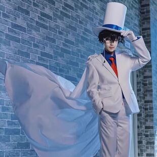 怪盗基德cos服正品名侦探柯南黑羽快斗怪盗基德cosplay服装男