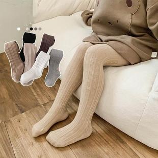 Baby Girl Tights Warm Leggings Kids Pants Solid Cotton Child